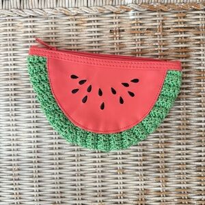 Vintage Crochet Watermelon Clutch